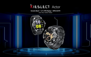 Introducing Kieslect Actor: An Unparalleled Flagship Smartwatch with Stunning Ceramic Bezel