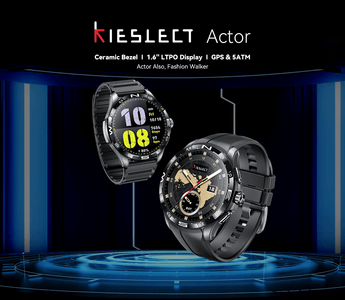 Introducing Kieslect Actor: An Unparalleled Flagship Smartwatch with Stunning Ceramic Bezel