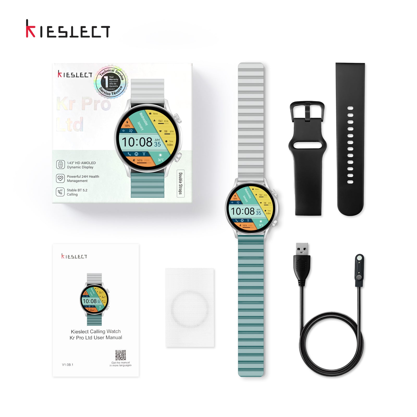 Kieslect Smart Calling Watch Kr Pro Ltd